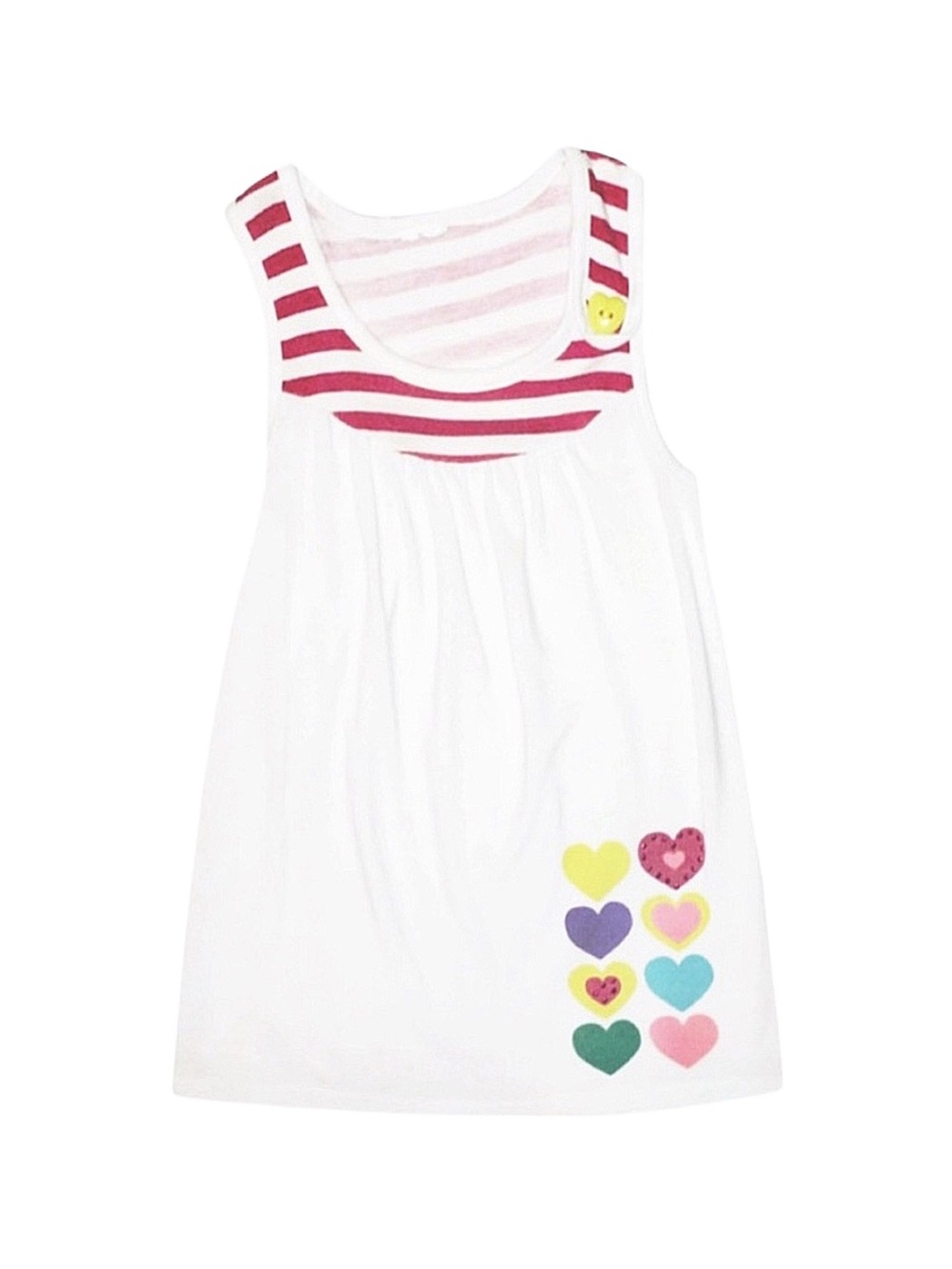 GIRL'S White Sleeveless Top Size 10/12